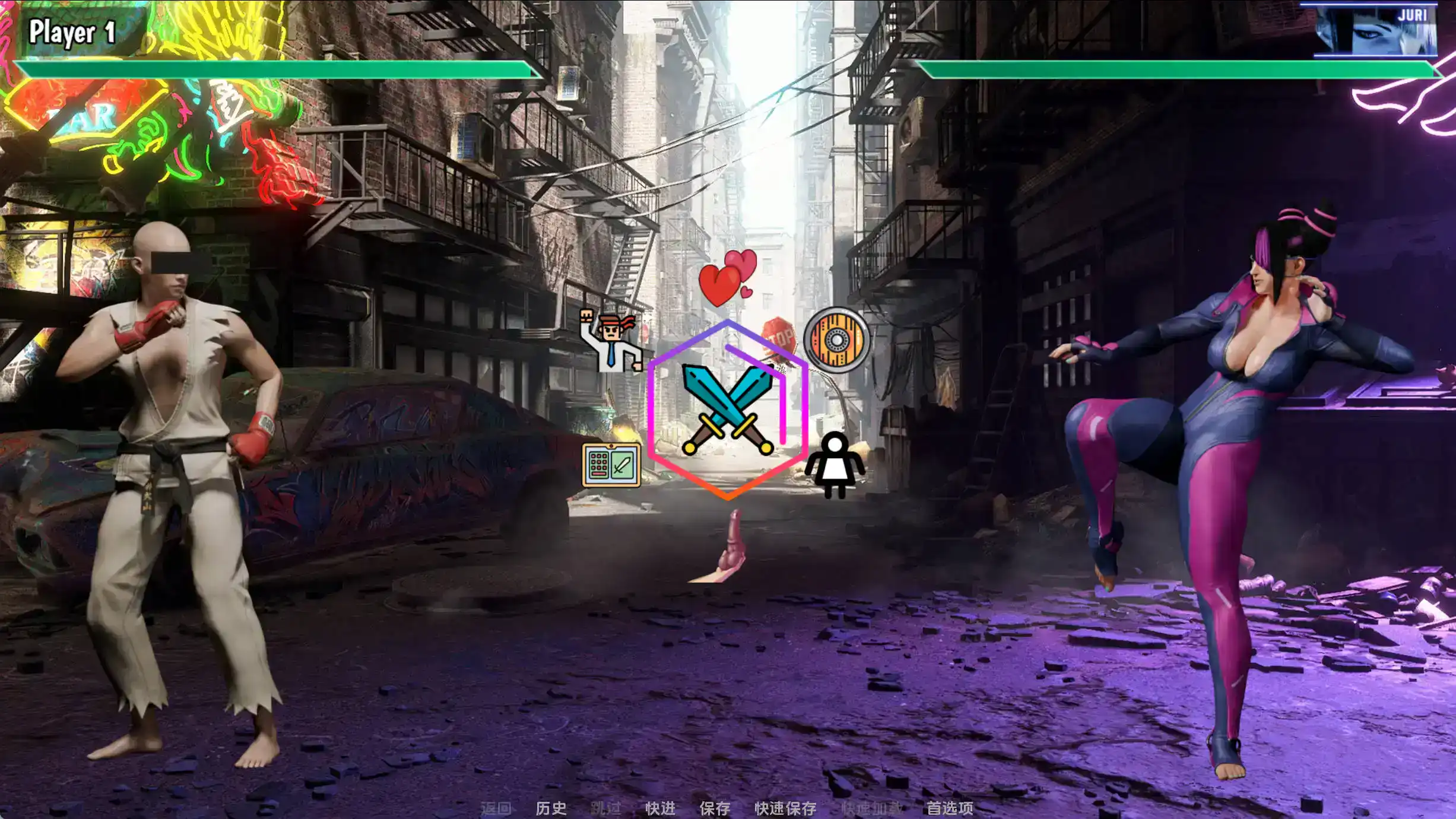 【欧美SLG/汉化/动态】街头斗士：成人游乐场战斗Battle9.1 AI版【PC+安卓/1.67G/更新】