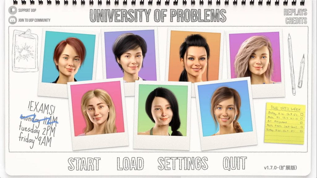 【欧美SLG/汉化/动态】学院情缘v1.8.0 AI版【PC+安卓/17.3G/更新】University of Problems [v1.8.0 Extended]
